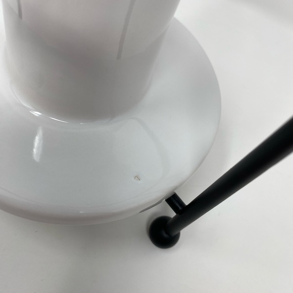 Roshco White Ceramic Deluxe Dessert Fondue Set - Picture 10 of 11